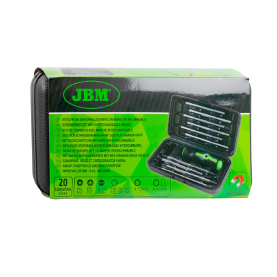 SET DI CACCIAVITI CON IMPUGNATURA INTERCAMBIABILE JBM