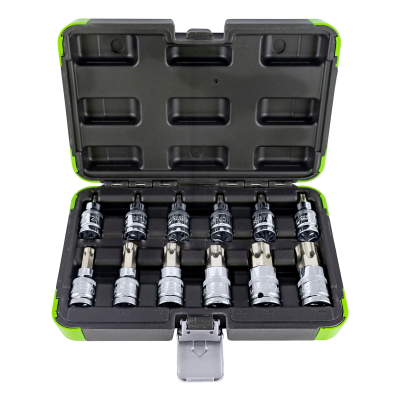 SET 12 PEZZI CON INNESTO 1/2 IMPRONTA TORX
