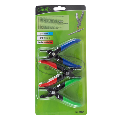 SET DI PINZE PIATTE PER SCOLLEGARE TUBO DEL CARBURANTE JBM