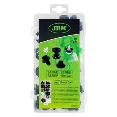 SET 79 PZ.CLIP PER PANNELLI JBM