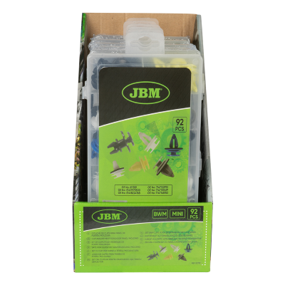 SET 92 PZ.CLIP PER PANNELLI JBM